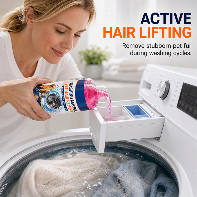 🐾 4-in-1 Pet Hair Laundry Cleaner – Odor Refresh & Washing Machine Drum Care