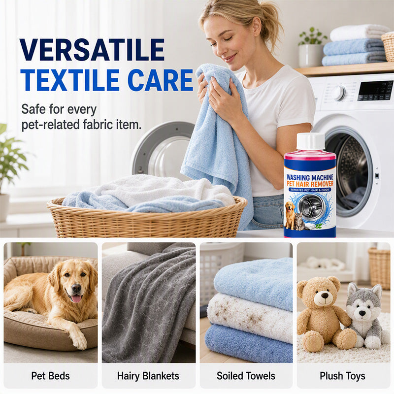 🐾 4-in-1 Pet Hair Laundry Cleaner – Odor Refresh & Washing Machine Drum Care