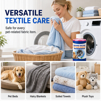 🐾 4-in-1 Pet Hair Laundry Cleaner – Odor Refresh & Washing Machine Drum Care