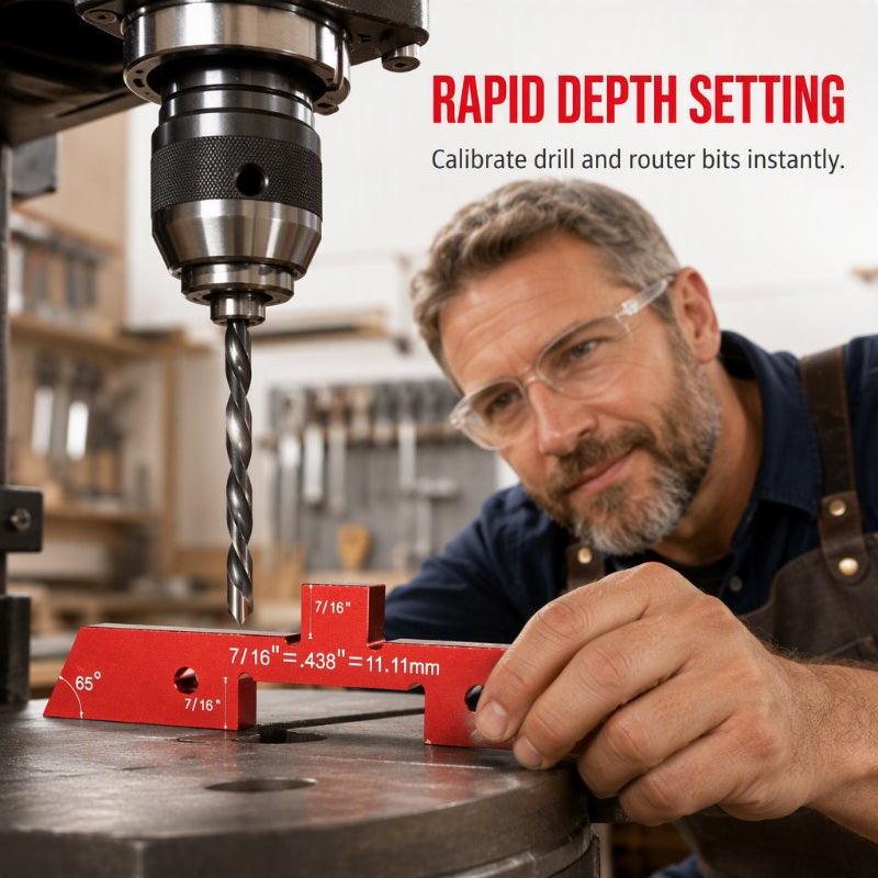🔴 Woodworking Setup Blocks – Fast Height & Angle Setup | 7/14-Piece Set