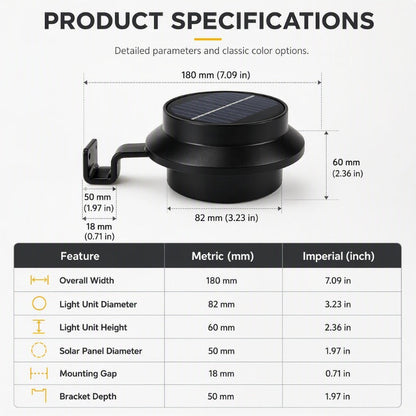 Solar Outdoor Accent Light – Add Glow to Gutters, Fences & Decks