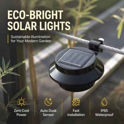 Solar Outdoor Accent Light – Add Glow to Gutters, Fences & Decks