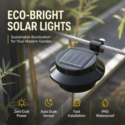 Solar Outdoor Accent Light – Add Glow to Gutters, Fences & Decks