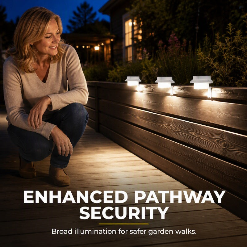 Solar Outdoor Accent Light – Add Glow to Gutters, Fences & Decks