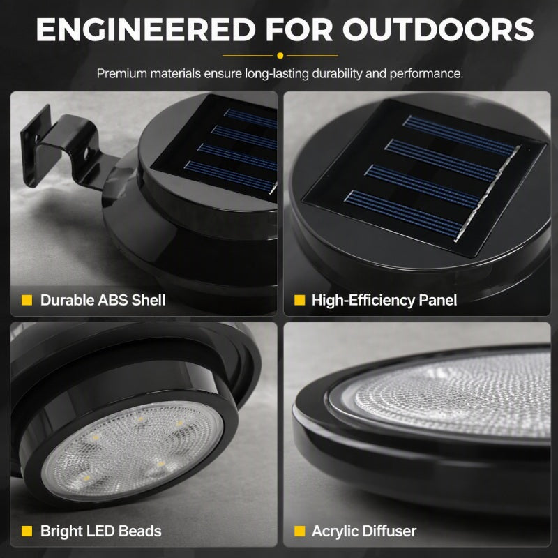 Solar Outdoor Accent Light – Add Glow to Gutters, Fences & Decks