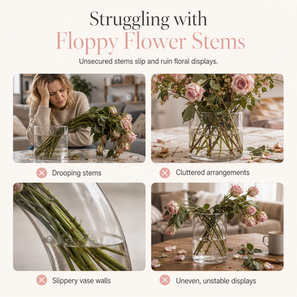 🌷 Silicone Flower Arranging Grid – Keep Stems Spaced & Supported
