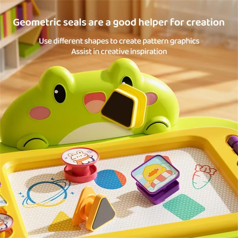 🎨 3-in-1 Color Magnetic Drawing Board – Draw, Erase & Create Again
