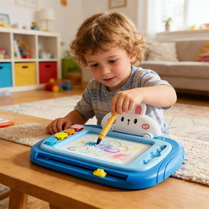 🎨 3-in-1 Color Magnetic Drawing Board – Draw, Erase & Create Again