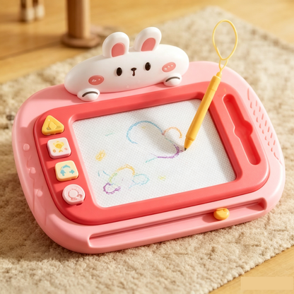 🎨 3-in-1 Color Magnetic Drawing Board – Draw, Erase & Create Again