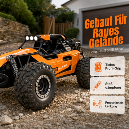 4WD Off-Road RC Car – Built For Dirt, Gravel & Backyard Fun