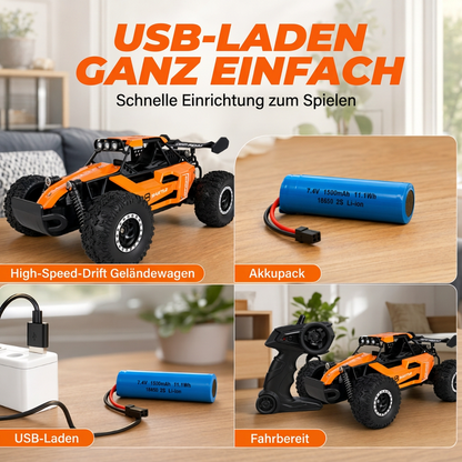 4WD Off-Road RC Car – Built For Dirt, Gravel & Backyard Fun