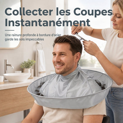 Foldable Haircut Cape – Less Hair On The Floor After Every Trim