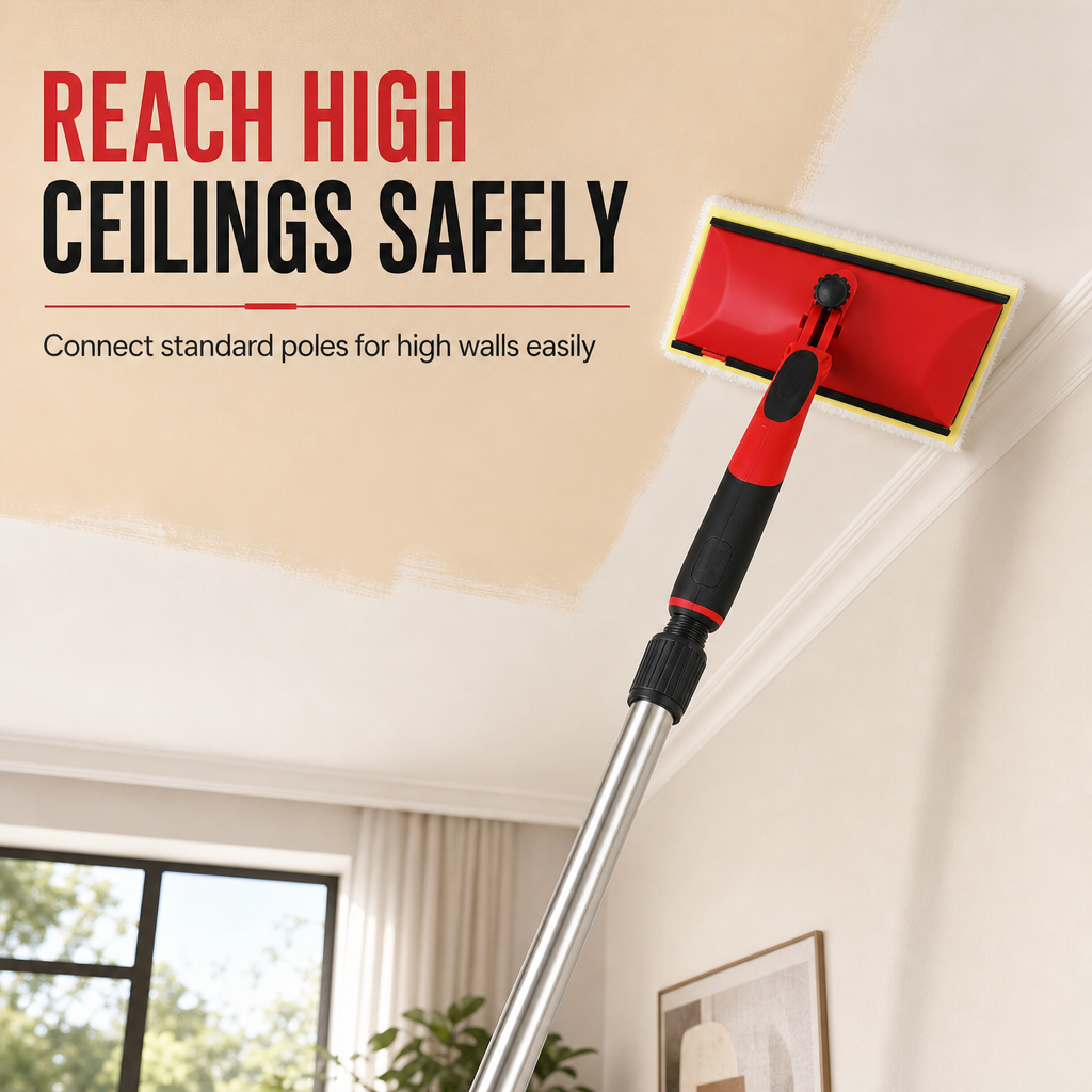 🎨 Adjustable Paint Pad Brush – Cover More Wall With Better Control