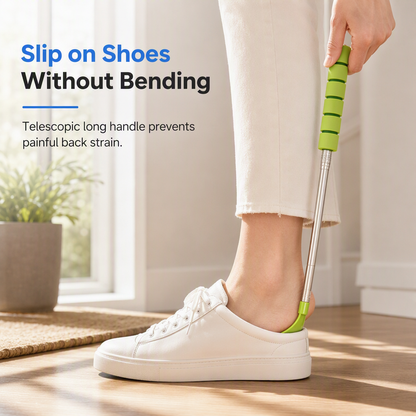 👞 70cm Telescopic Shoe Horn – Long Handle for Easier Shoe Dressing
