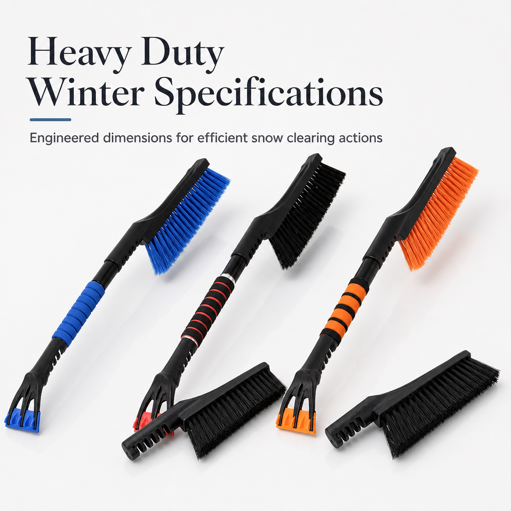 ❄️ 2-in-1 Extendable Snow Brush & Ice Scraper – Clear Your Car the Easy Way