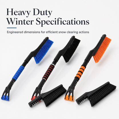 ❄️ 2-in-1 Extendable Snow Brush & Ice Scraper – Clear Your Car the Easy Way