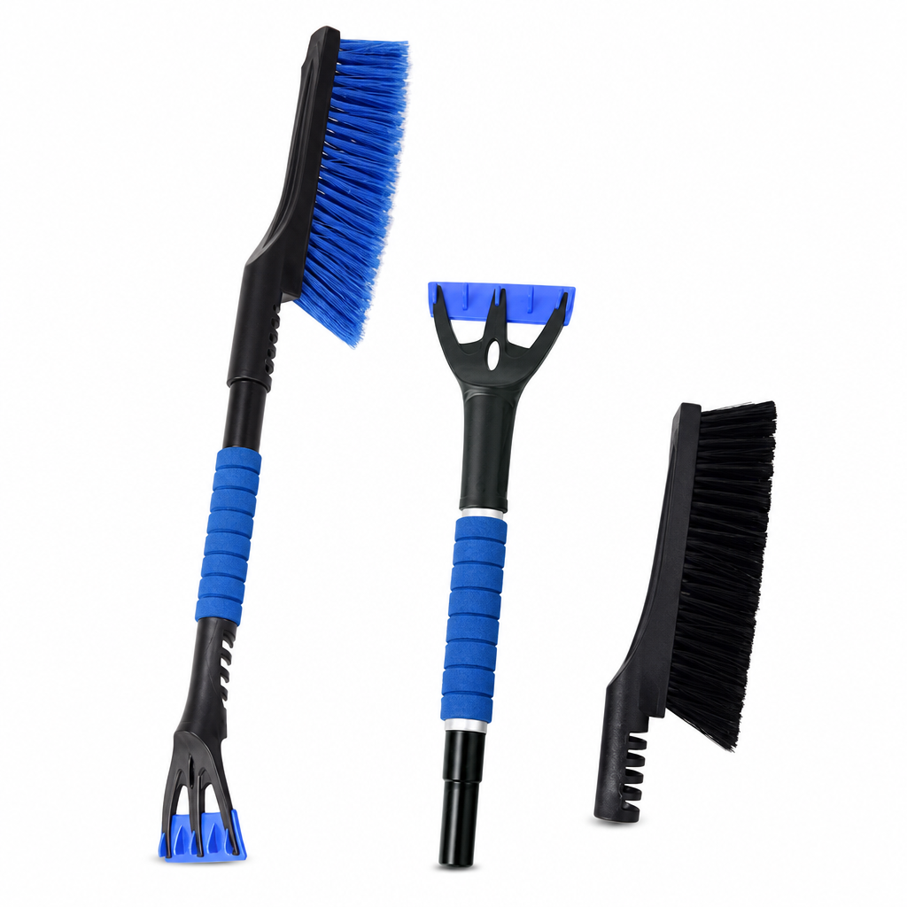 ❄️ 2-in-1 Extendable Snow Brush & Ice Scraper – Clear Your Car the Easy Way