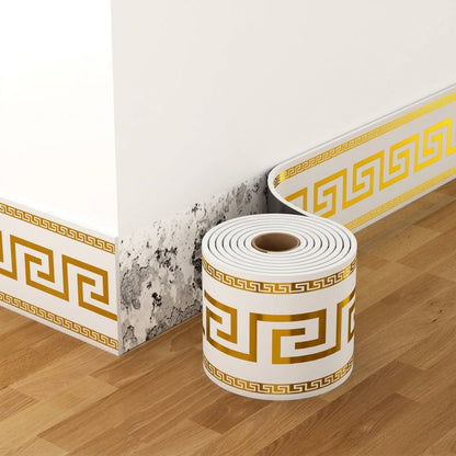 Peel & Stick Decorative Wall Border – 5M Geometric Trim Roll ✨