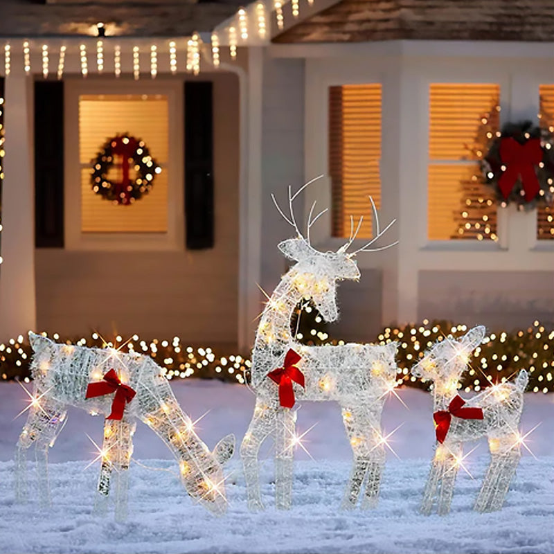 Light-Up Christmas Reindeer Family – Choose One or All Three 🦌✨
