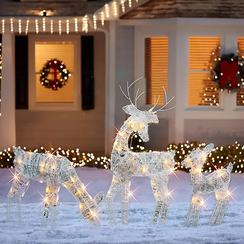 Light-Up Christmas Reindeer Family – Choose One or All Three 🦌✨
