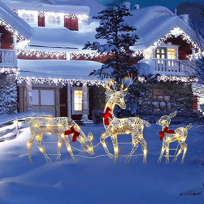 Light-Up Christmas Reindeer Family – Choose One or All Three 🦌✨