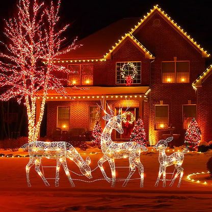 Light-Up Christmas Reindeer Family – Choose One or All Three 🦌✨