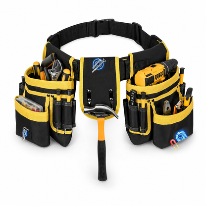 🛠️ Magnetic Tool Belt with Pockets – Keep Tools & Screws Within Reach