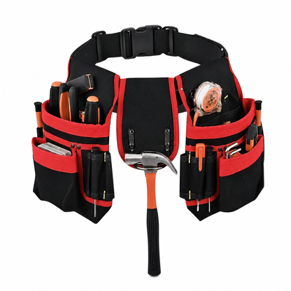 🛠️ Magnetic Tool Belt with Pockets – Keep Tools & Screws Within Reach