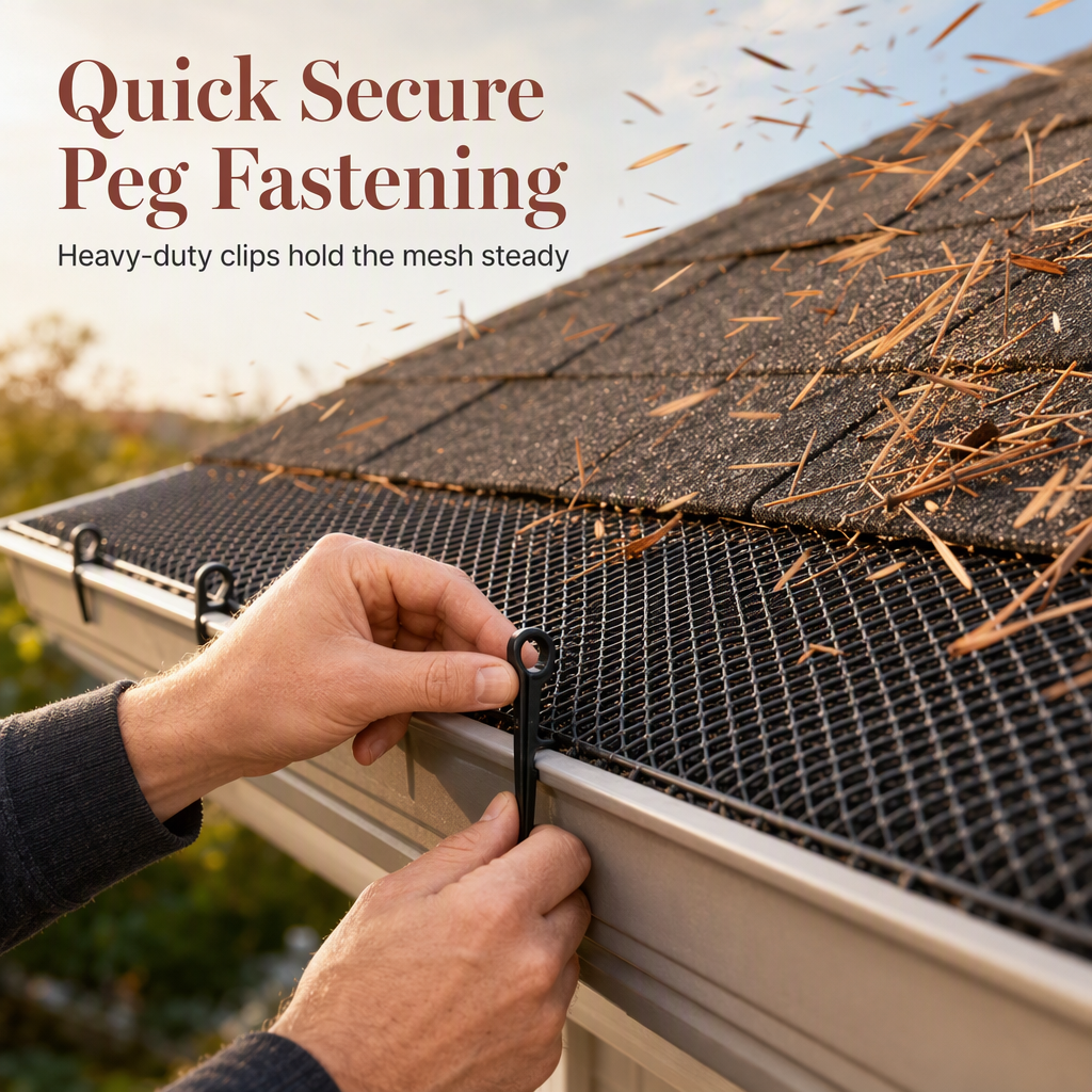 Gutter Guard Mesh Roll – Keep Leaves Out, Let Rainwater Through 🍂