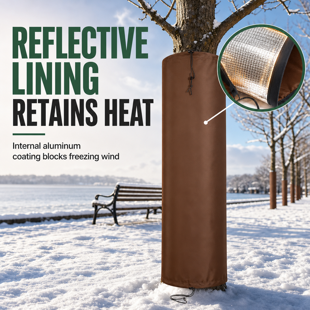 Winter Tree Trunk Protector Wrap for Freeze Protection