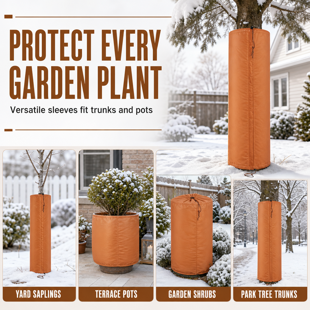 Winter Tree Trunk Protector Wrap for Freeze Protection