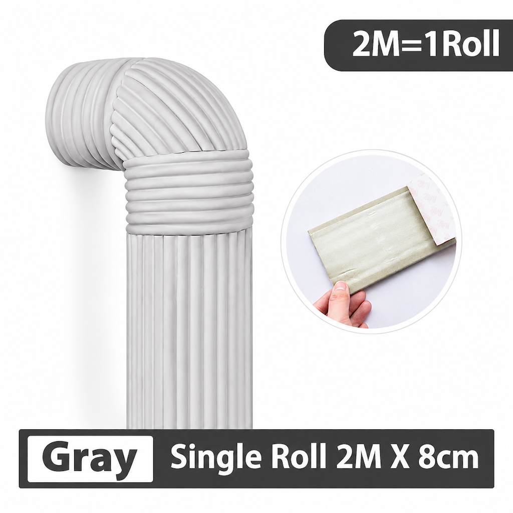 ❄️ Self-Adhesive Foam Pipe Insulation Wrap – Easy Peel & Wrap Design