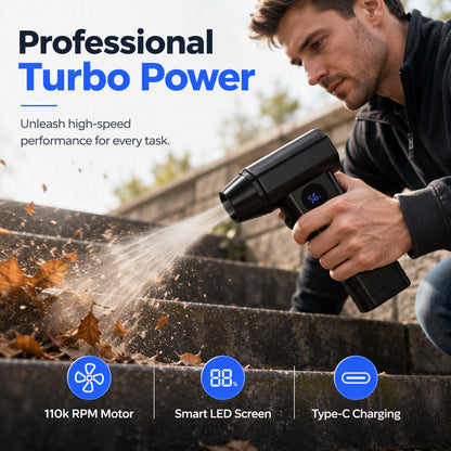 Handheld Wireless Mini High Speed Turbo Fan