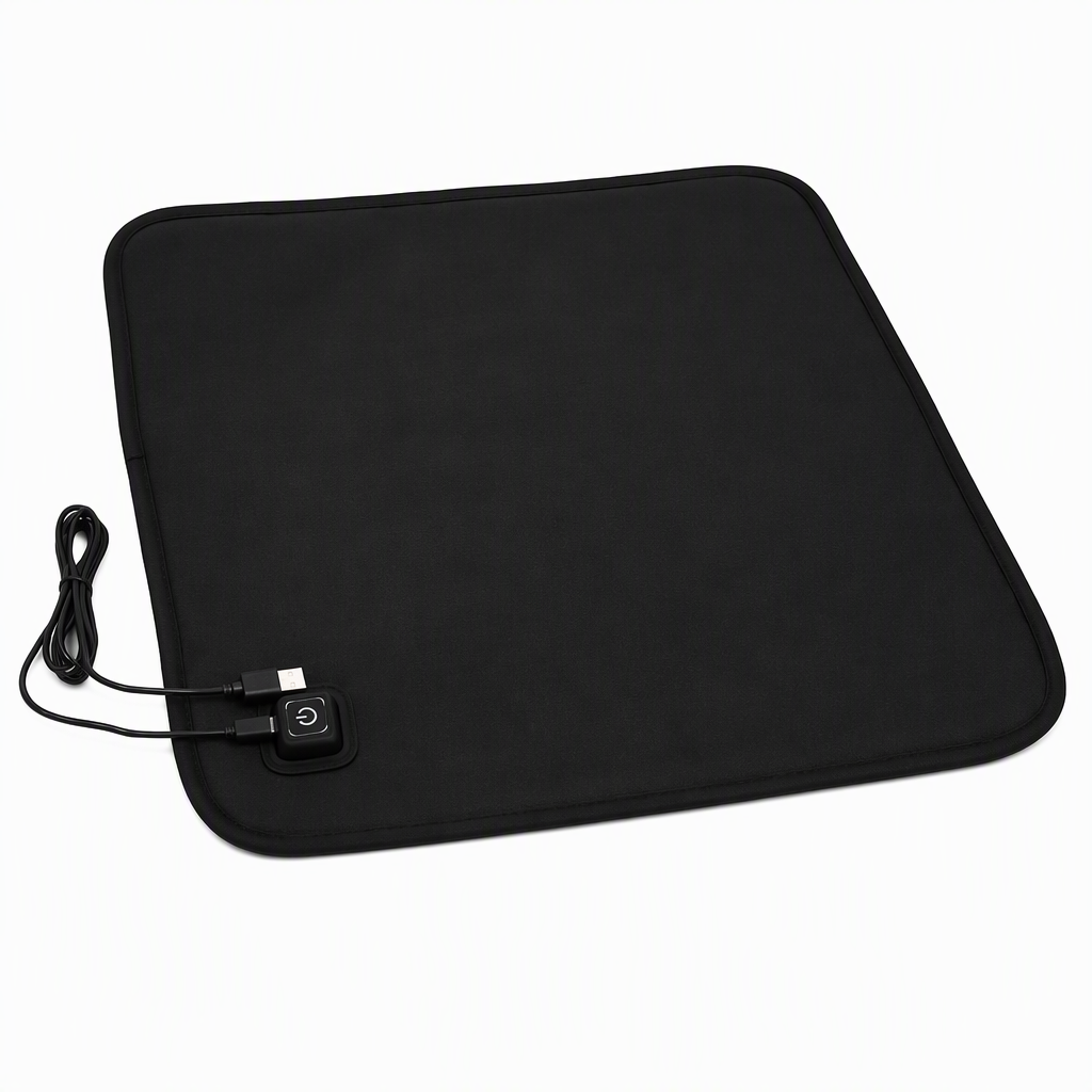 Portable Electric Heated Chair Pad and Seat Cushion for Office Home and Outdoor Winter Use 45x87cm