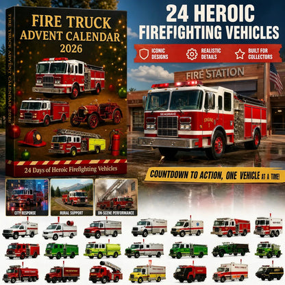 2026 Fire Truck Advent Calendar Play Set – product image 1
