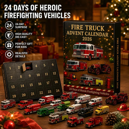 2026 Fire Truck Advent Calendar Play Set – product image 2