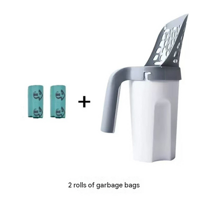 Scoop, Sift & Bag in One — All-in-One Cat Litter Scoop