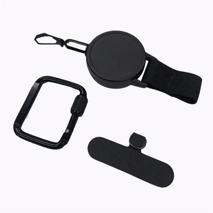 📱 Retractable Phone Tether – Clip-On Anti-Loss Holder for Travel & Outdoor Adventures