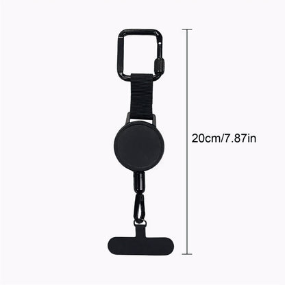 📱 Retractable Phone Tether – Clip-On Anti-Loss Holder for Travel & Outdoor Adventures